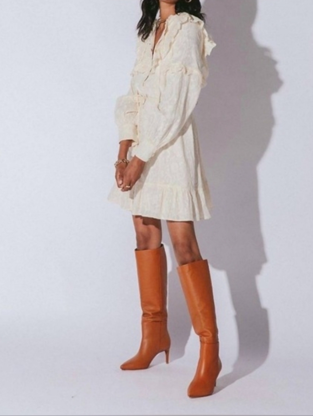 Cleobella Noa Mini Ruffle Dress - Picture 2 of 11